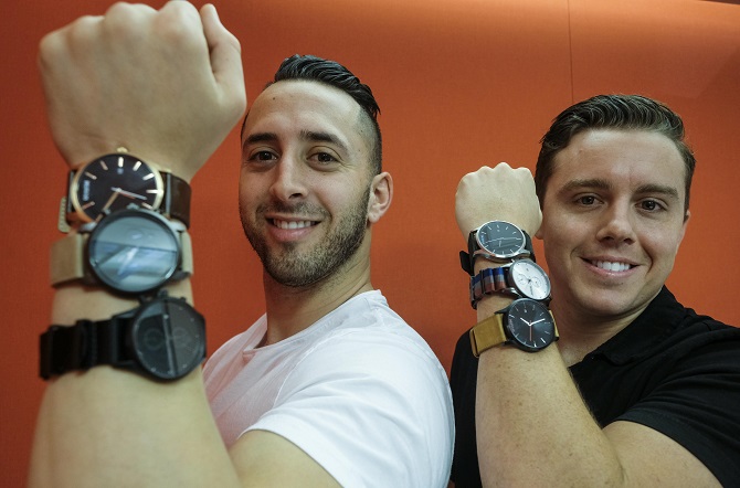 MVMT watches co-founders